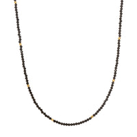 Onyx Gemstone Beaded Choker by Erin Fader Jewelry 