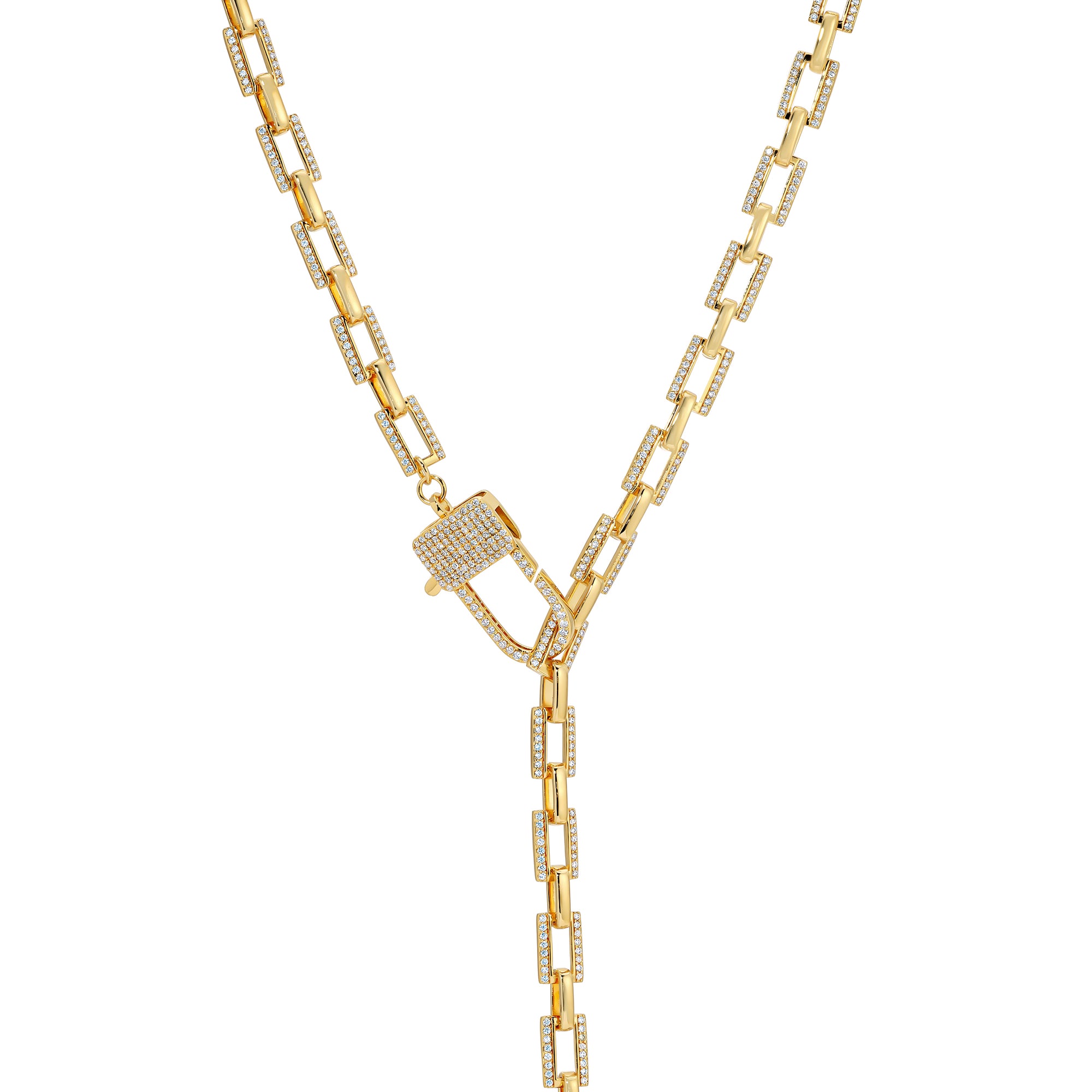 The Lariat Necklace - Gold by Erin Fader Jewelry 