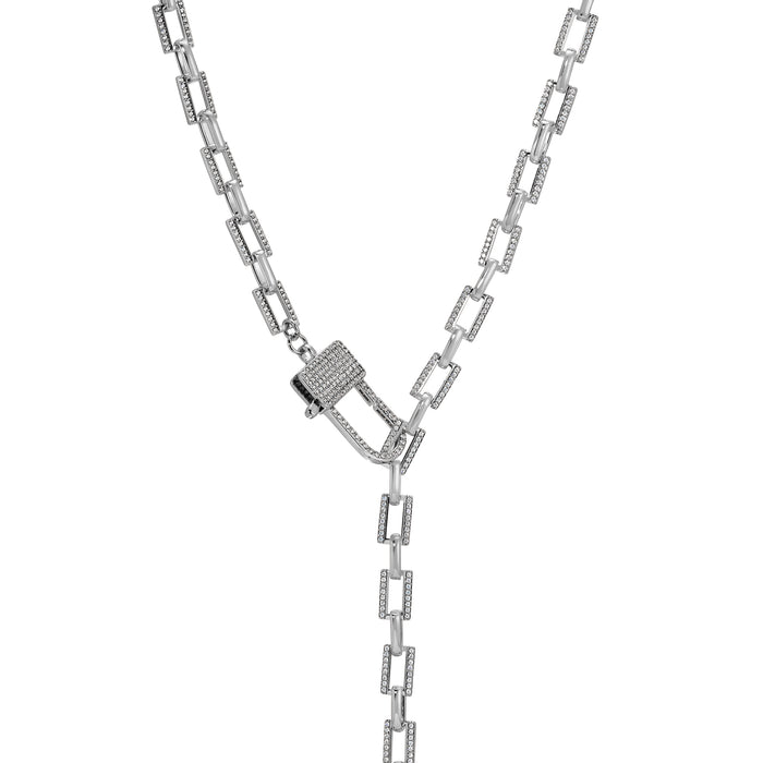 The Lariat Necklace - Silver by Erin Fader Jewelry