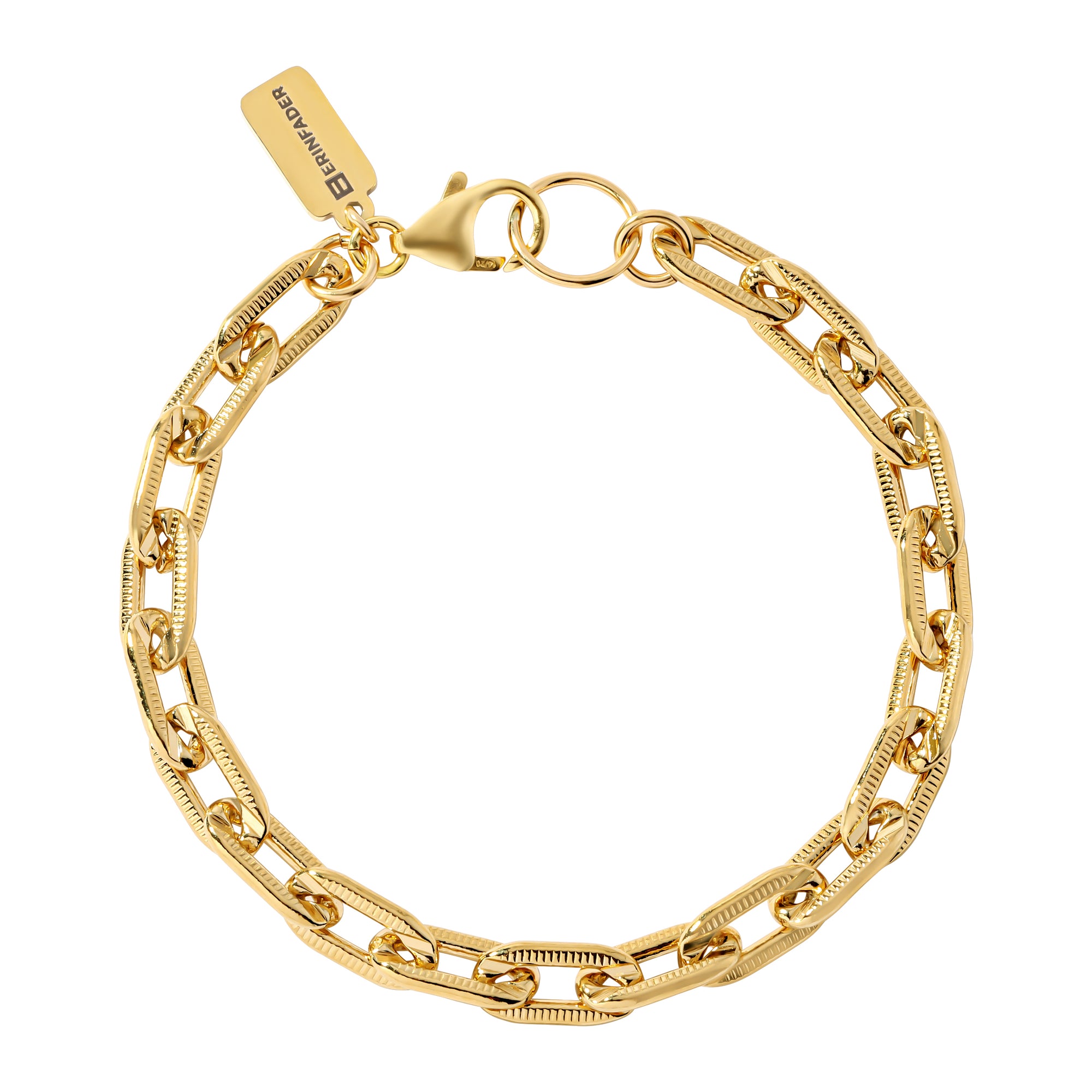 Deco Link Bracelet by Erin Fader Jewelry