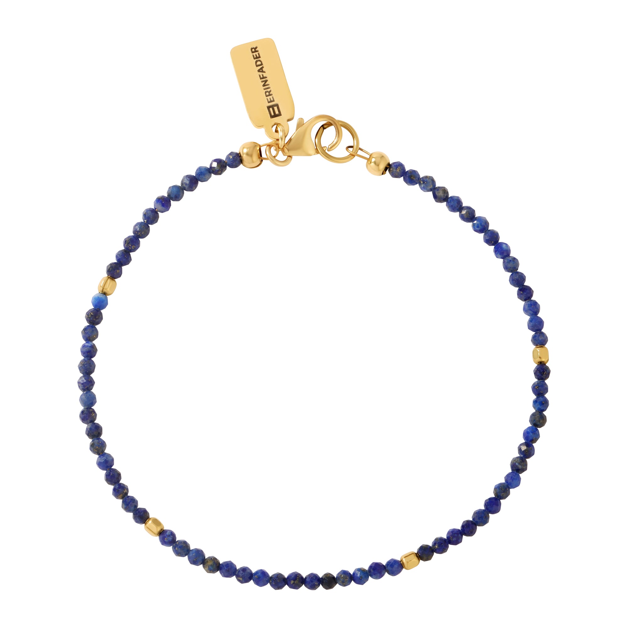 Lapis Beaded Gemstone Bracelet by Erin Fader Jewelry