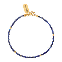 Lapis Beaded Gemstone Bracelet by Erin Fader Jewelry