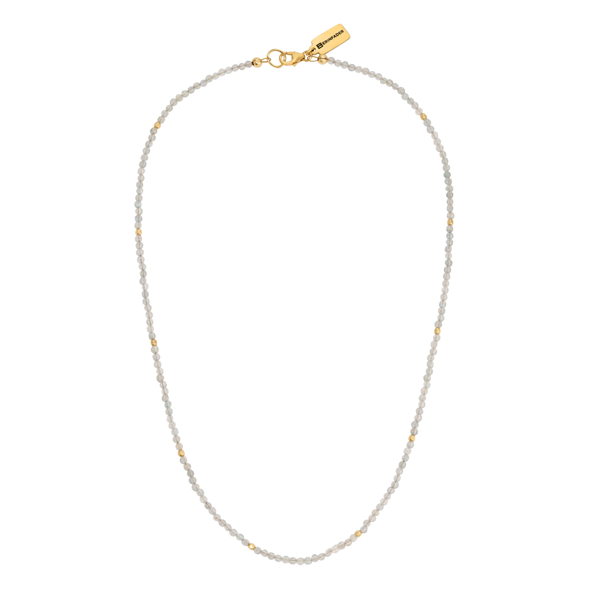 Labradorite Gemstone Beaded Necklace by Erin Fader Jewelry
