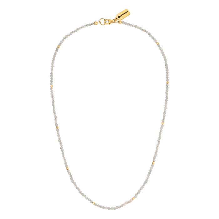 Labradorite Gemstone Beaded Necklace by Erin Fader Jewelry