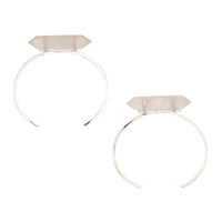 My Crystal Sister Bracelet Set - Large Crystal in Silver