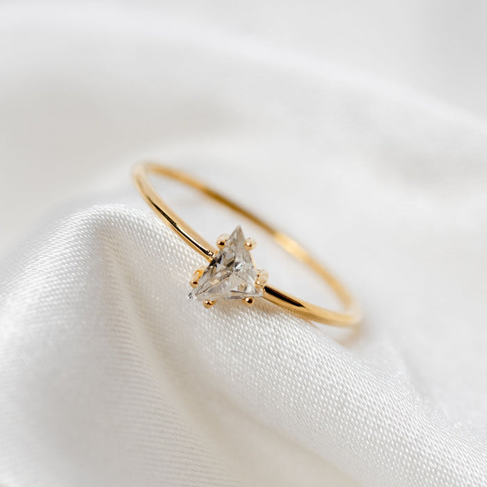 On The Rocks Triangle Ring by Erin Fader Jewelry