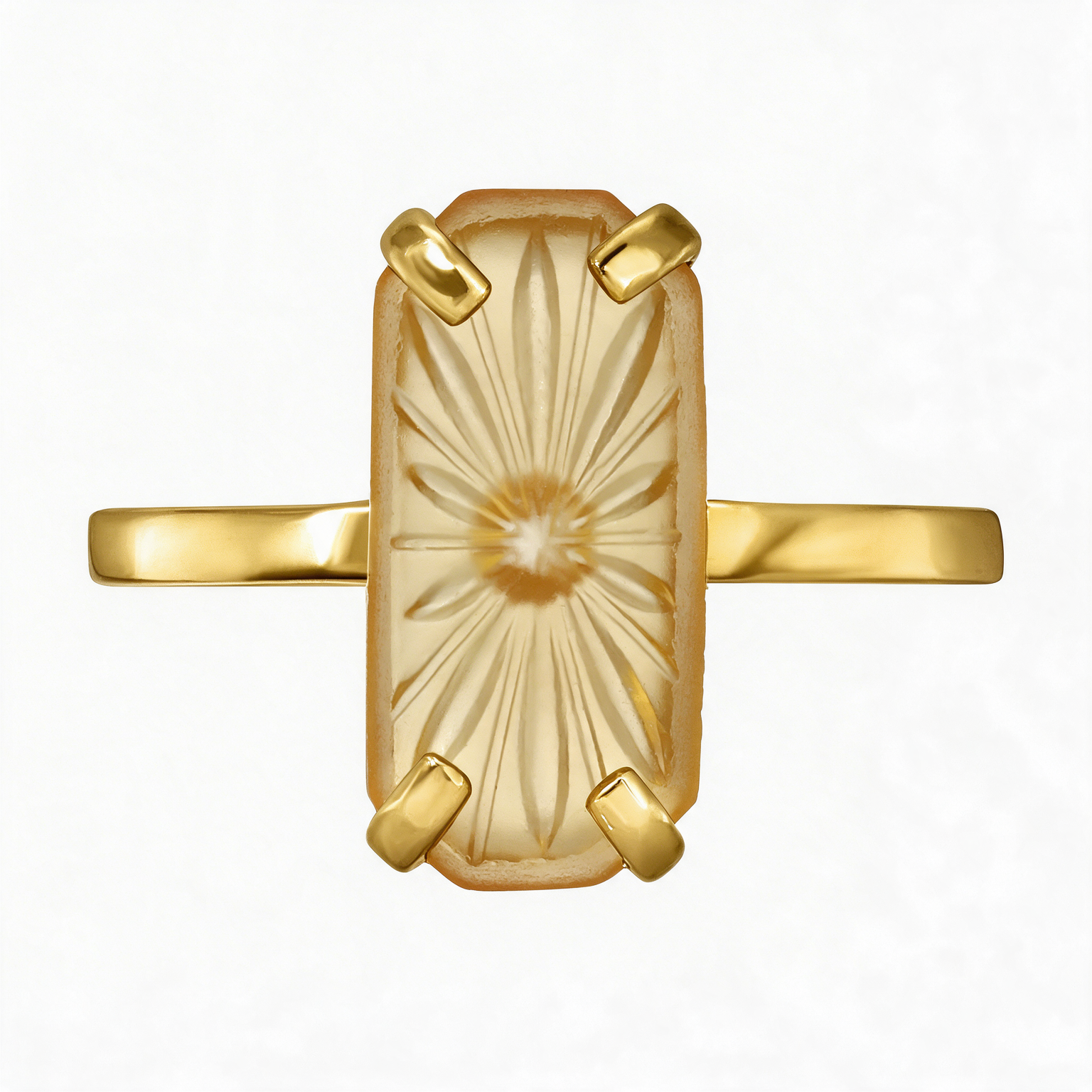 Deco Dreams Topaz Vintage Ring by Erin Fader Jewelry 
