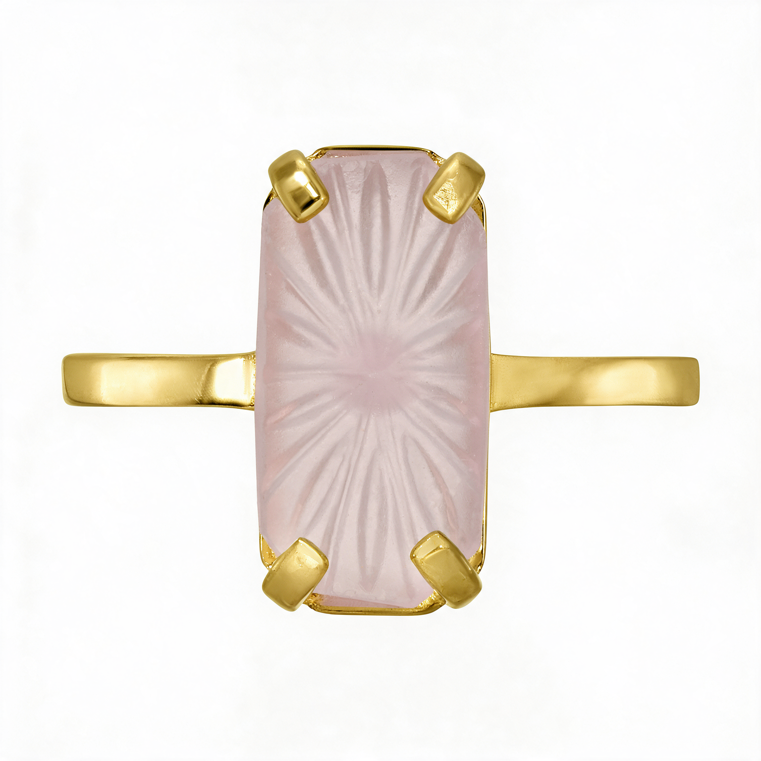 Deco Dreams Pink Vintage Ring by Erin Fader Jewelry