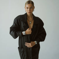 Vintage Louis Vuitton Lock Necklace - Mixed Metal by Erin Fader Jewelry