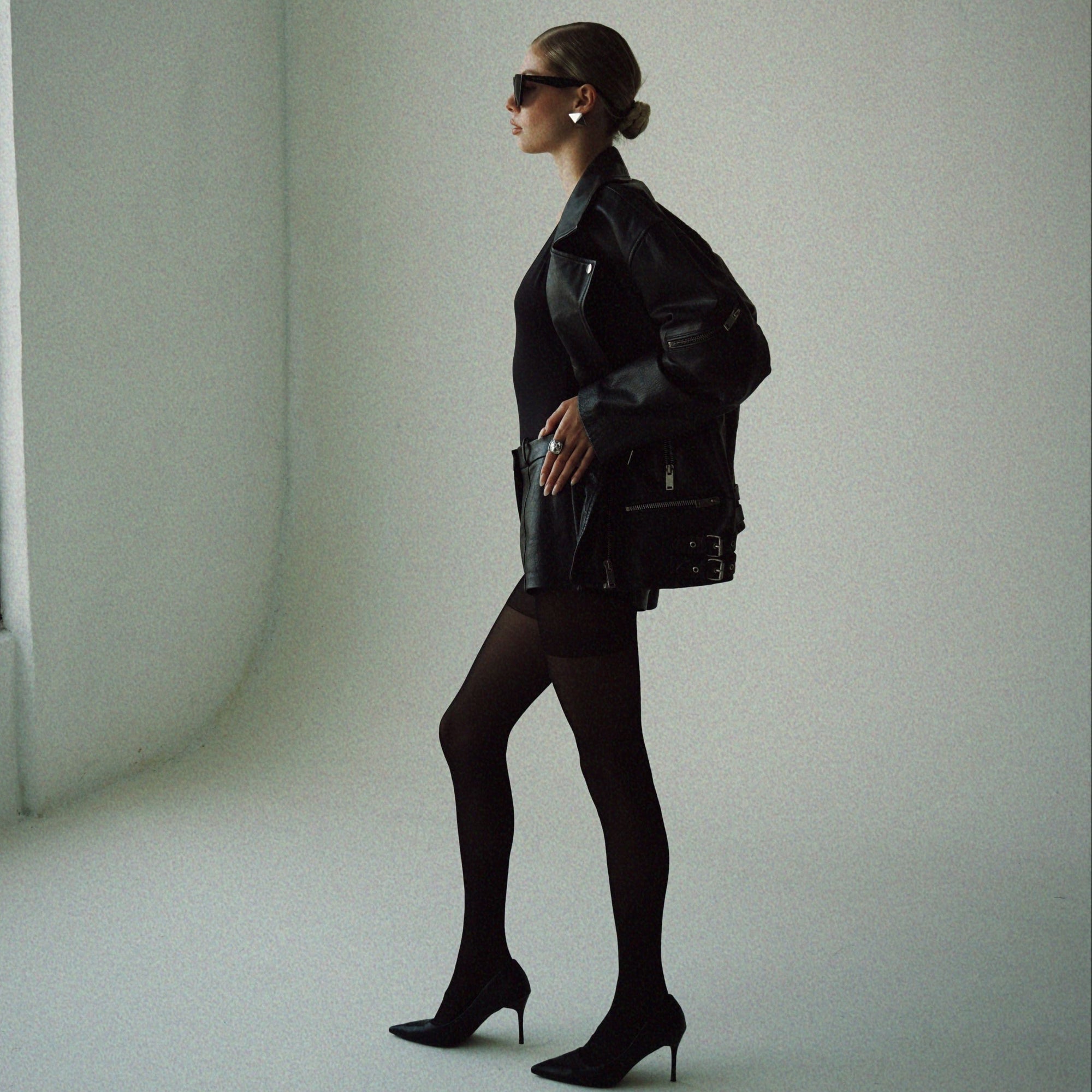 Pyramid Studs - Silver Grande by Erin Fader Jewelry