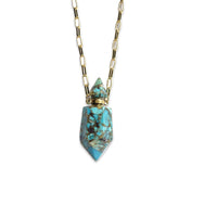 Phoenix Necklace in Turquoise Erin Fader Jewelry