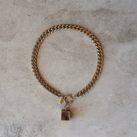 Valor Chain Necklace with The Pyrite Charm by Erin Fader Jewelry