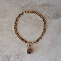 Valor Chain Necklace with The Pyrite Charm by Erin Fader Jewelry