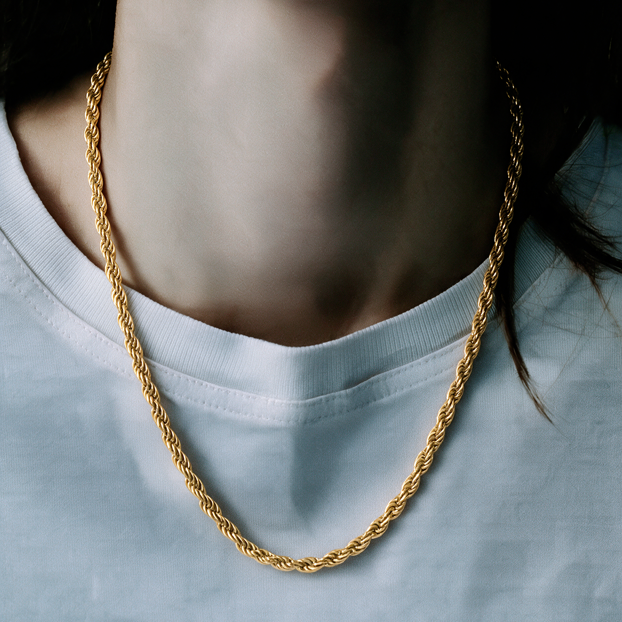 Vintage Rope Chain Necklace - Gold from Erin Fader Jewelry 