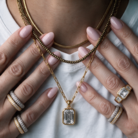 The Armor Strand Necklace - Gold by Erin Fader Jewelry