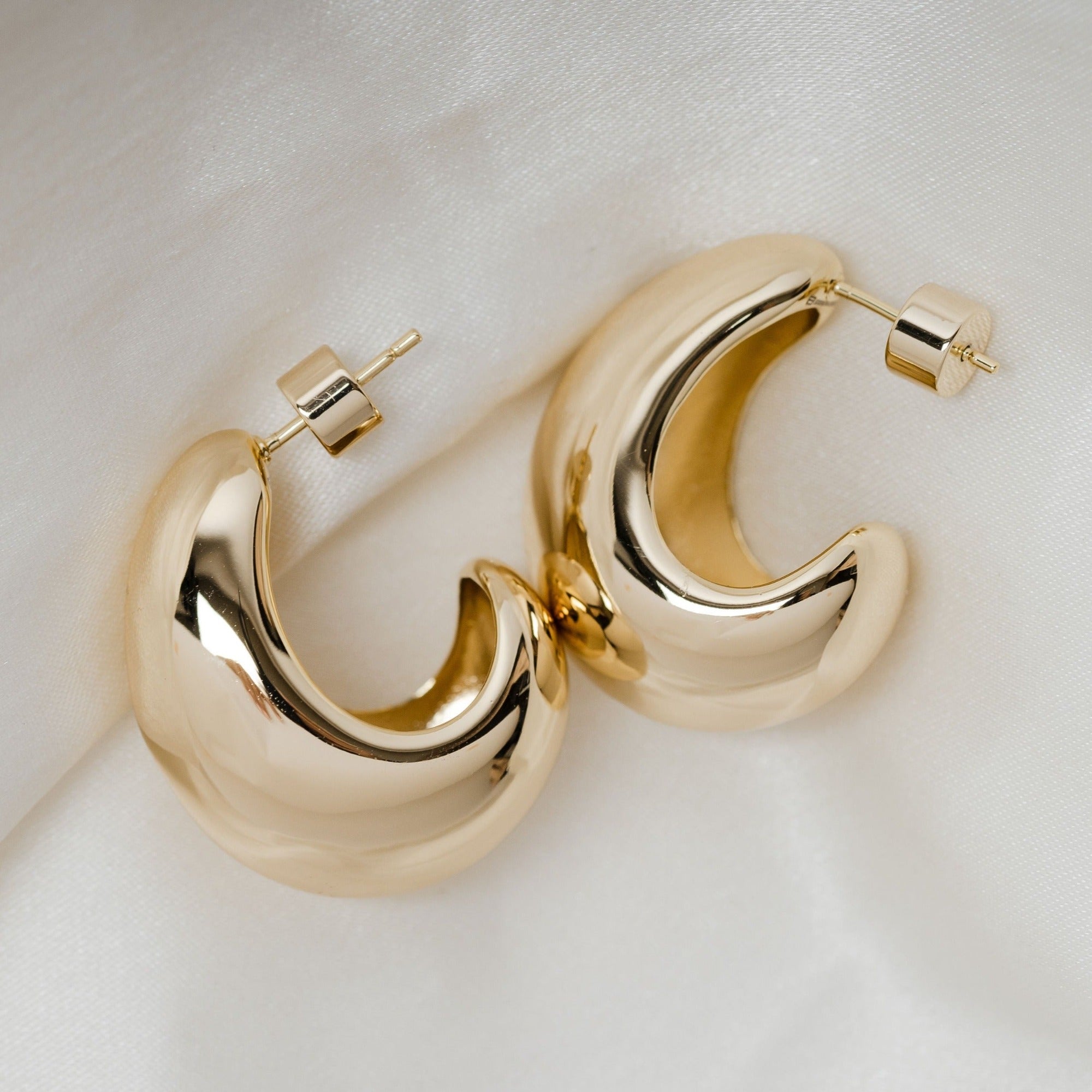 Renaissance Hoops - Gold Medium by Erin Fader Jewelry