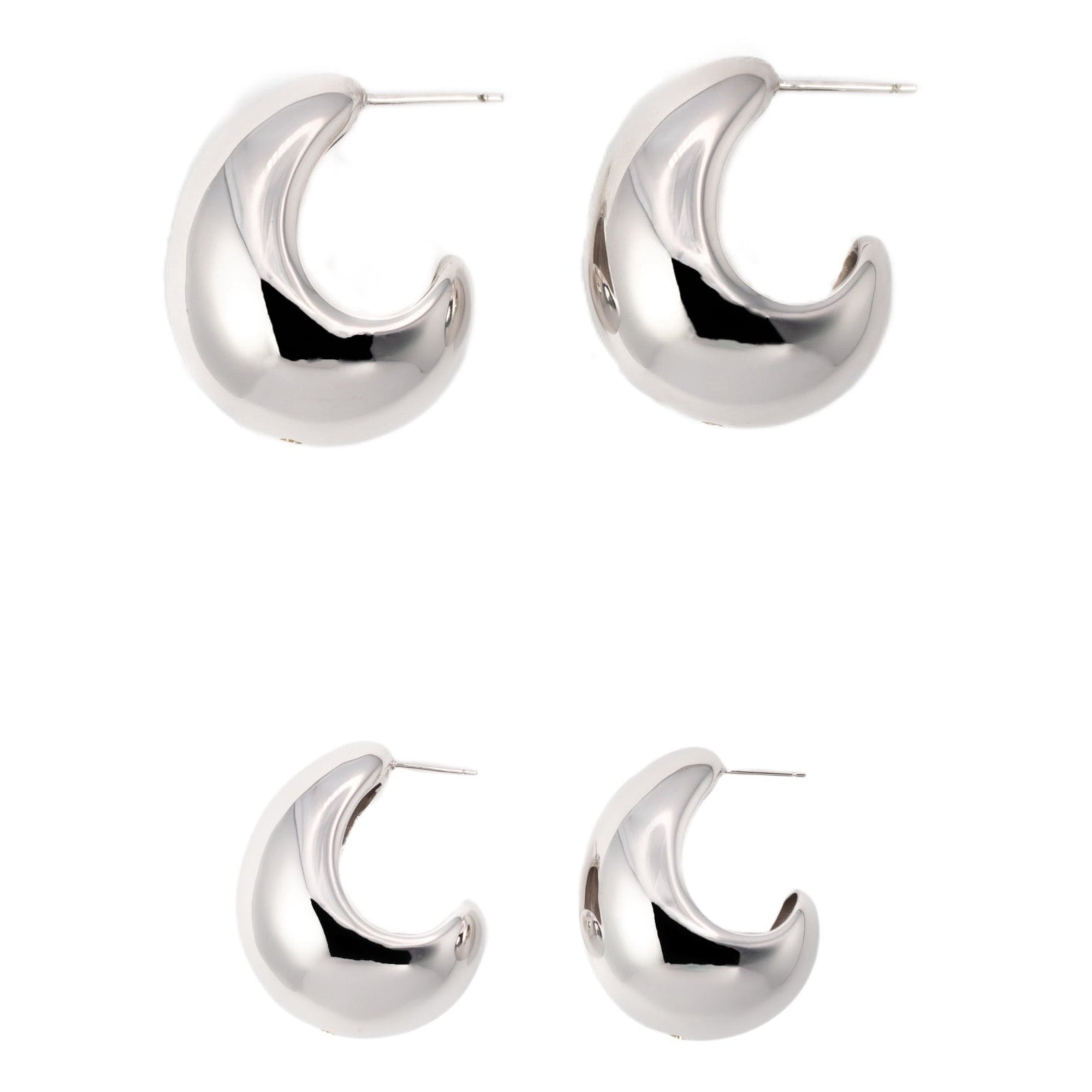 Renaissance Hoops - Silver by Erin Fader Jewelry