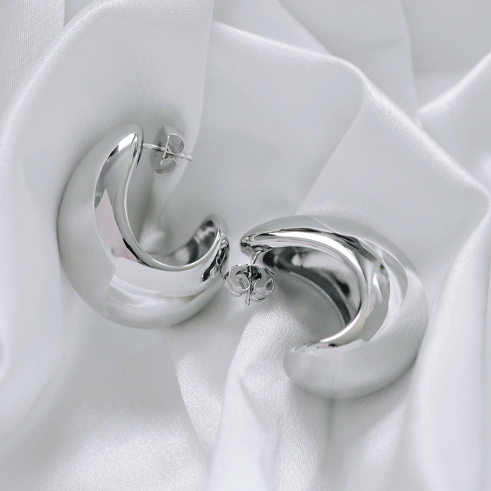 Renaissance Hoops - Silver Grande by Erin Fader Jewelry