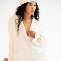 The Halo Collar with Nora Pendant by Erin Fader Jewelry