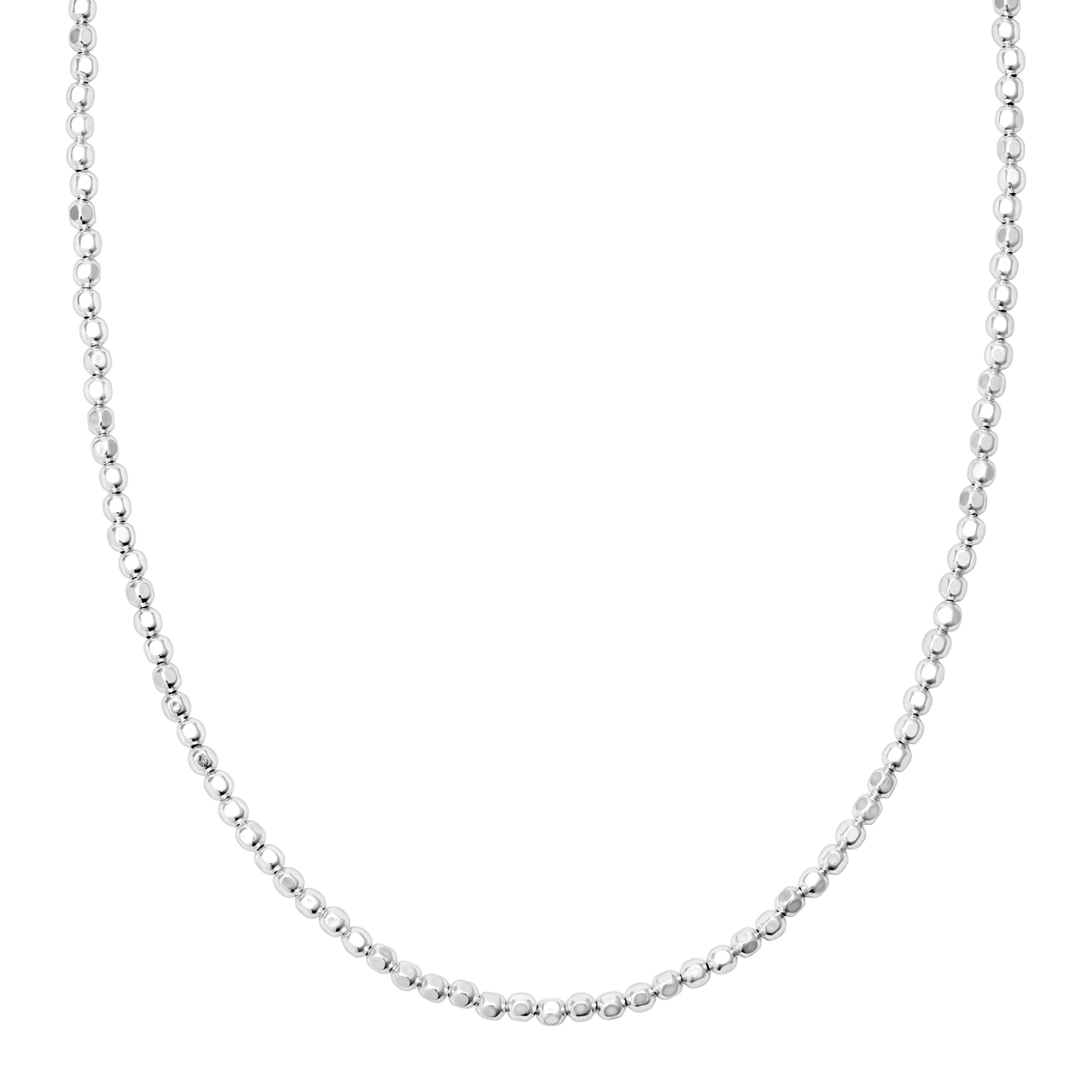Sicily Beaded Choker in Sterling Silver by Erin Fader Jewelry