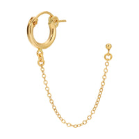 Single Hoop Ear Chain by Erin Fader Jewelry