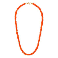 Vintage Flower Child Necklace - Orange by Erin Fader Jewelry