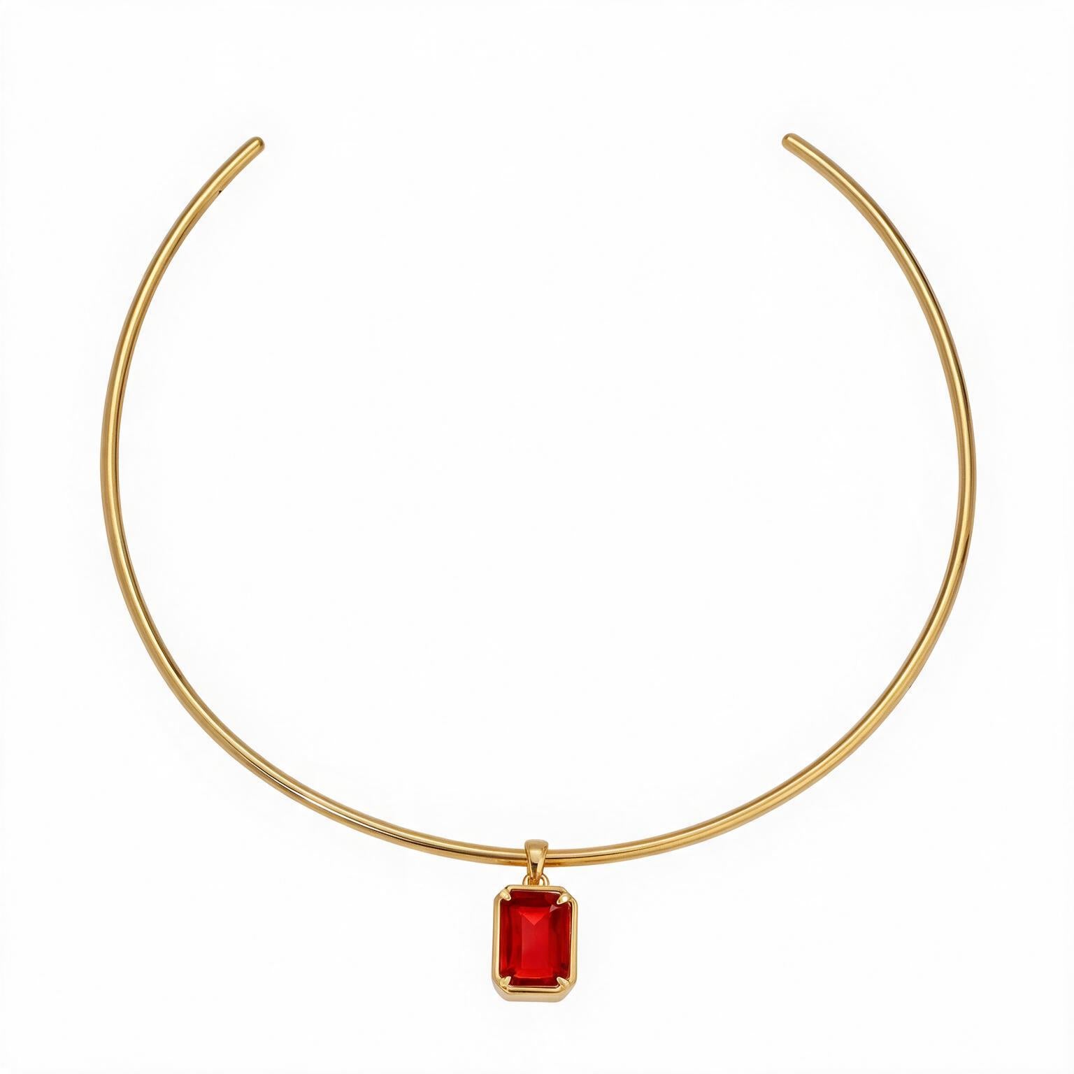 The Halo Collar | Vintage Nora - Ruby by Erin Fader Jewelry