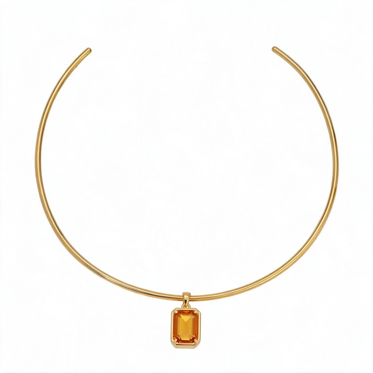 The Halo Collar | Vintage Nora - Topaz by Erin Fader Jewelry 