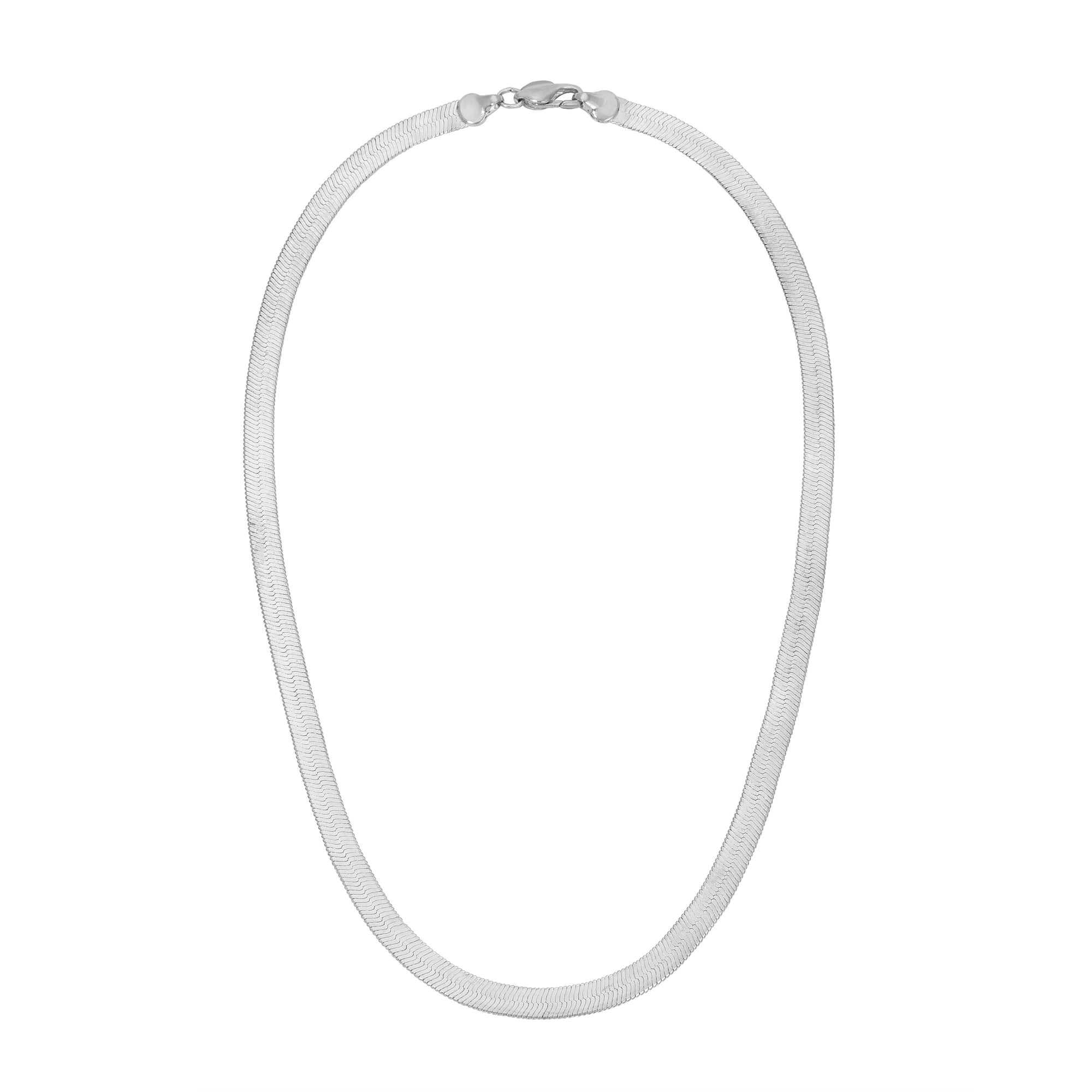 The Herringbone Necklace - Silver from Erin Fader Jewelry