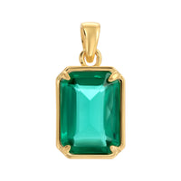 The Nora Pendant - Emerald by Erin Fader Jewelry
