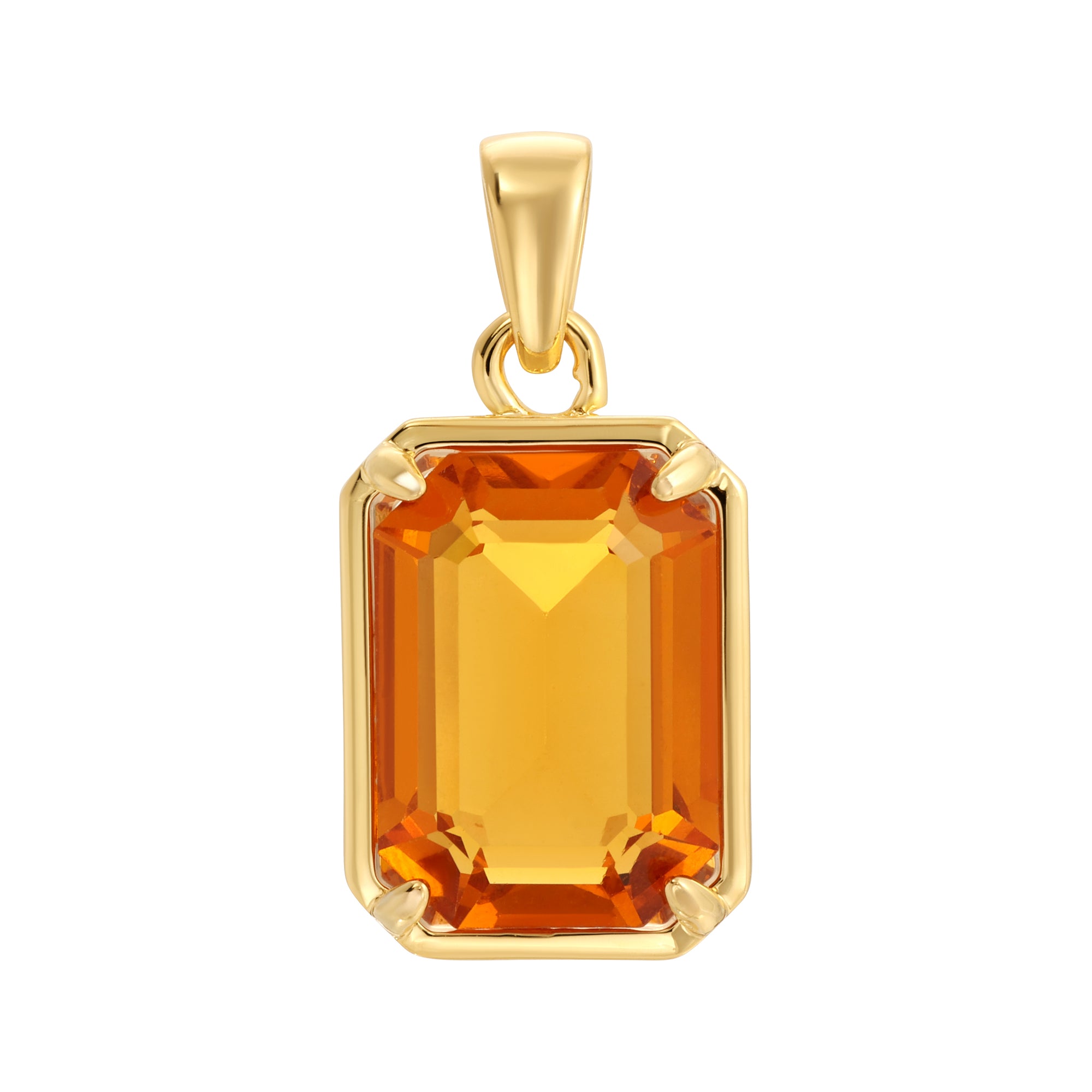 The Nora Pendant - Topaz by Erin Fader Jewelry