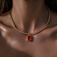 The Halo Collar | Vintage Nora - Ruby by Erin Fader Jewelry