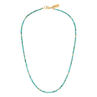 Turquoise Gemstone Beaded Necklace by Erin Fader Jewelry