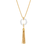 Vintage Crystal Tassel Necklace by Erin Fader Jewelry