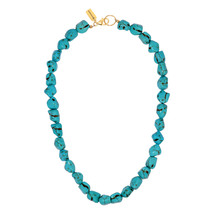 Vintage Turquoise Beaded Necklace by Erin Fader Jewelry