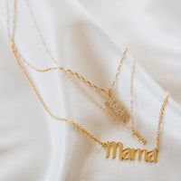 Tiny Mama Necklace by Erin Fader Jewelry