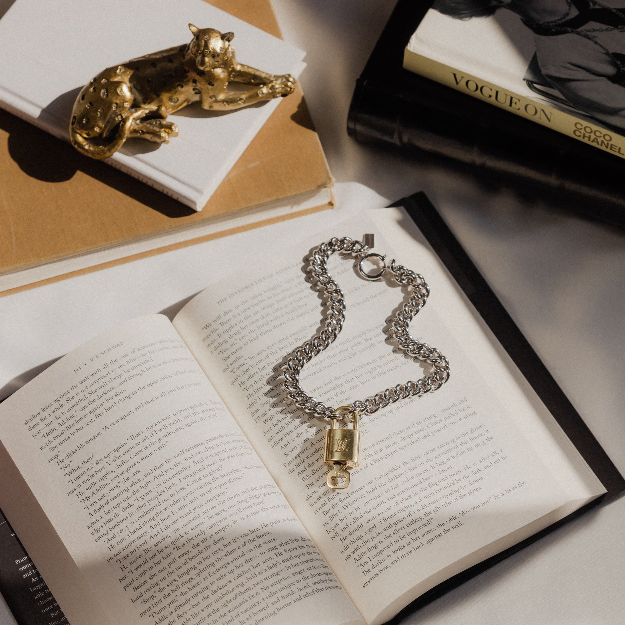 Vintage Louis Vuitton Lock Necklace 2.0