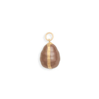 Baroque Pearl Charm - Chocolate from Erin Fader Jewelry