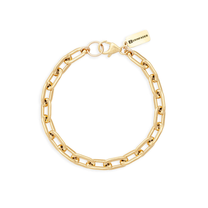 Deco Link Bracelet by Erin Fader Jewelry