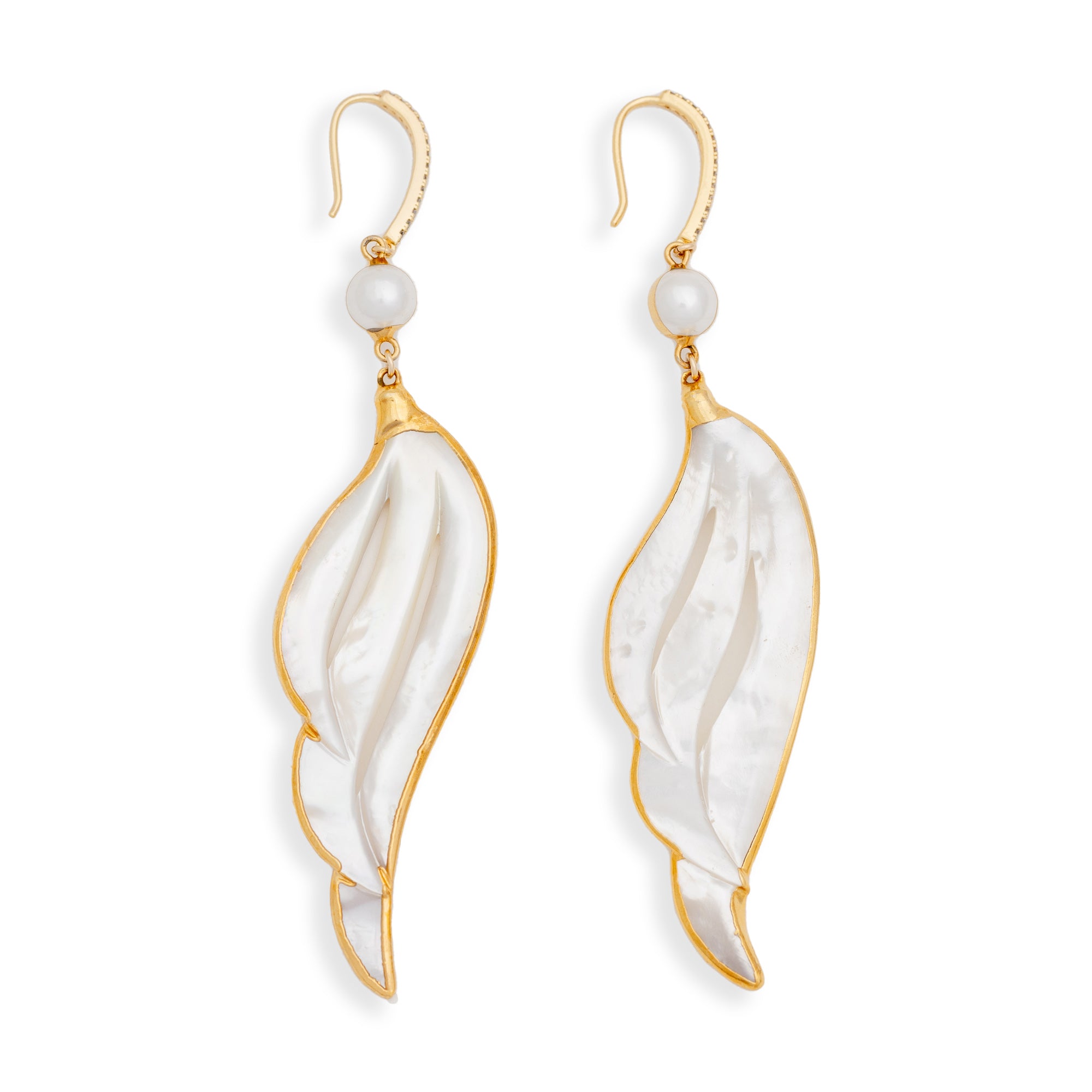 Fallen Angel Earrings by Erin Fader Jewelry