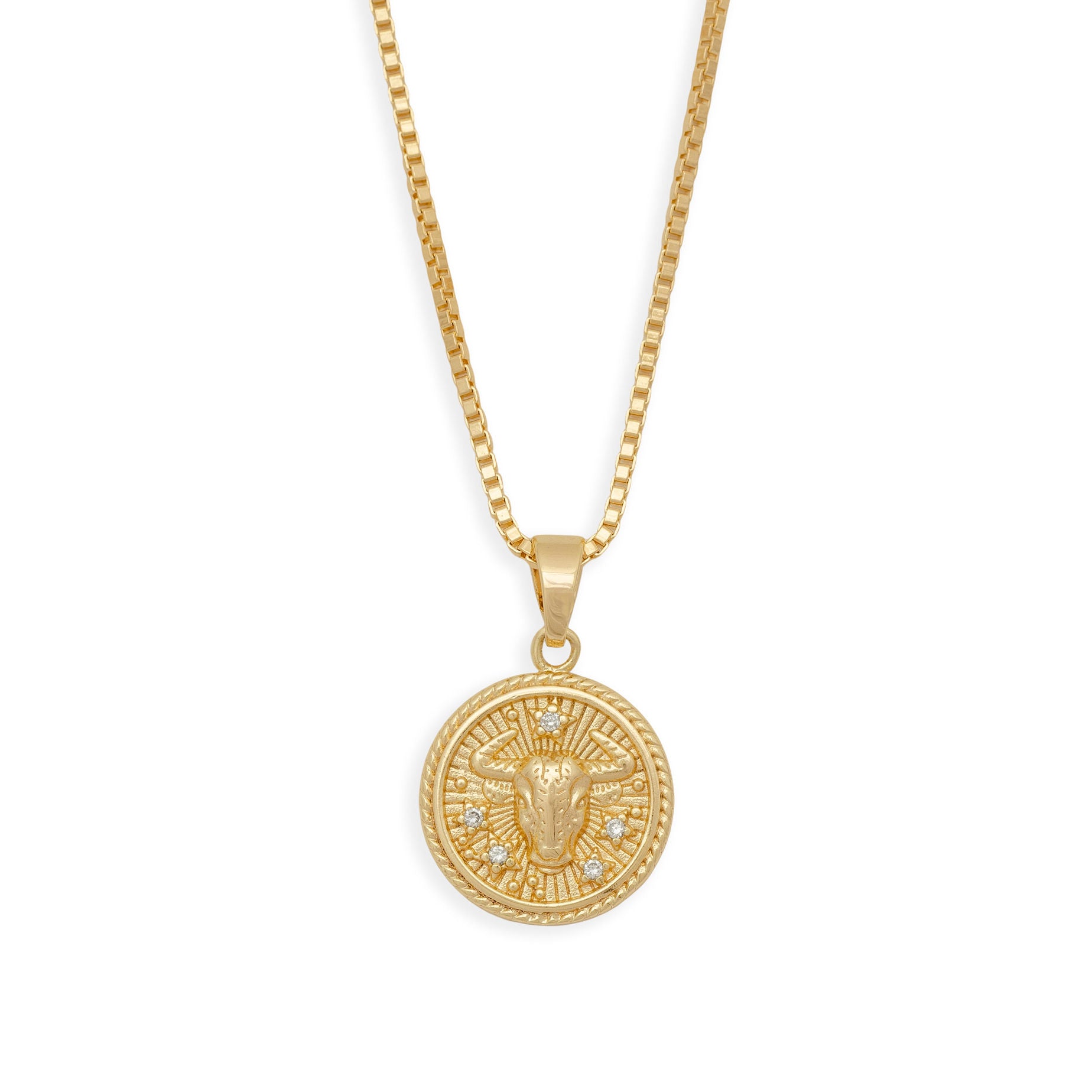 In the Stars Zodiac Necklace - Taurus from Erin Fader Jewelry
