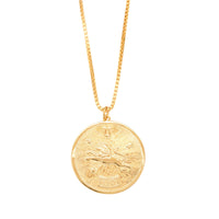 Zodiac Medallion Necklace-Leo by Erin Fader Jewelry