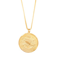 Zodiac Medallion Necklace-Scorpio by Erin Fader Jewelry