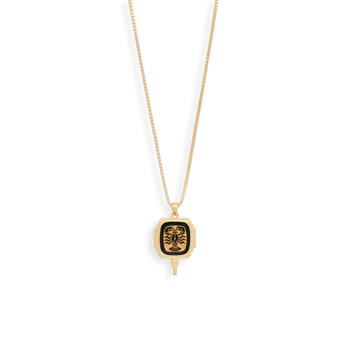 Art Deco Zodiac Pendant Necklace by Erin Fader Jewelry