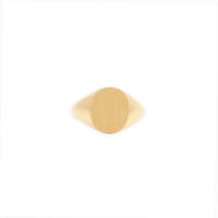 Bee's Knees 14k Yellow Gold Signet Ring from Erin Fader Jewelry