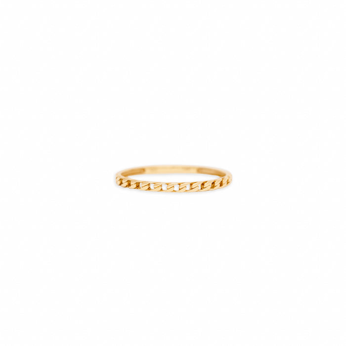Daisy 14k Gold Link Band Ring from Erin Fader Jewelry