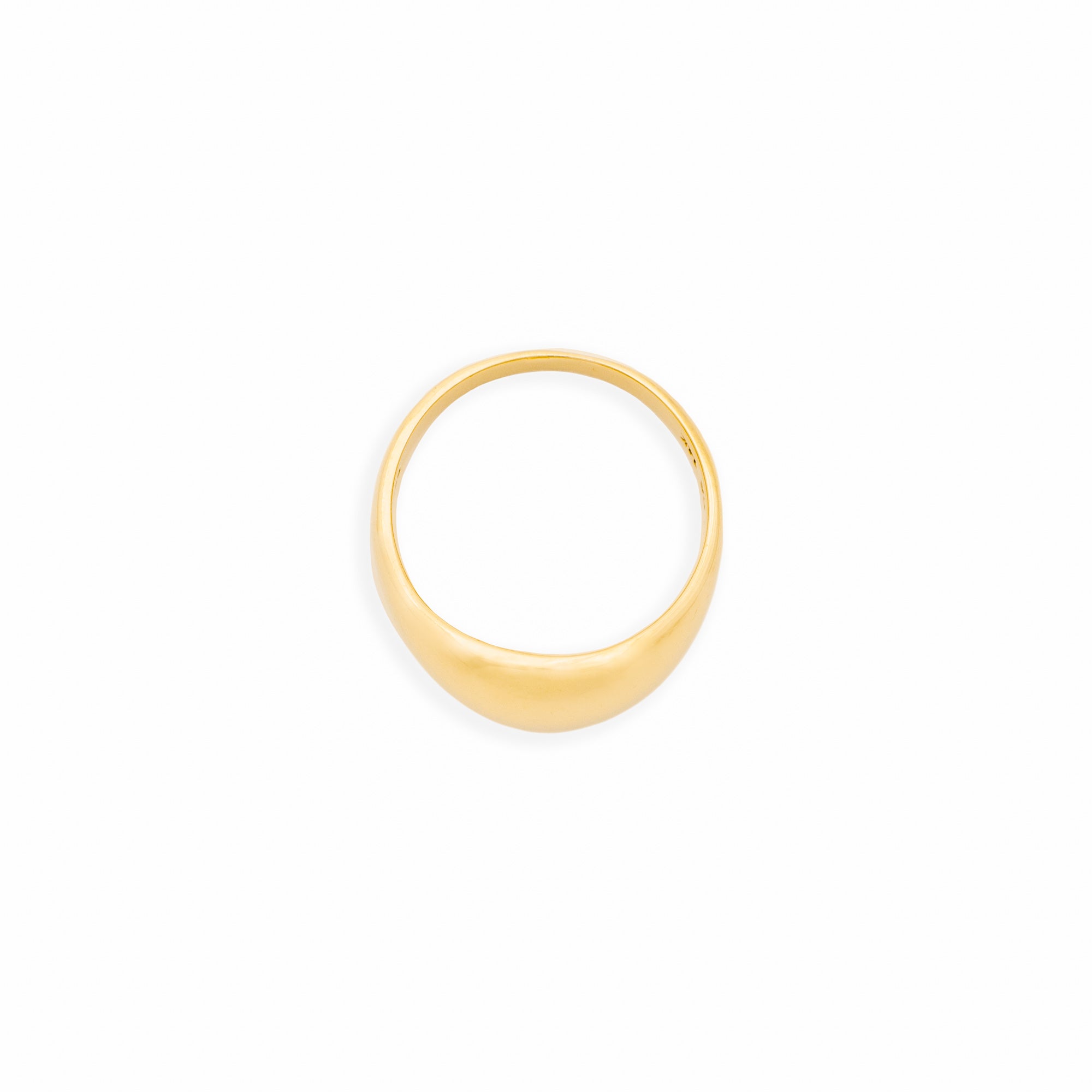 14k Yellow Gold Dome Ring from Erin Fader Jewelry
