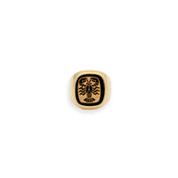 Art Deco Zodiac Signet Ring by Erin Fader Jewelry