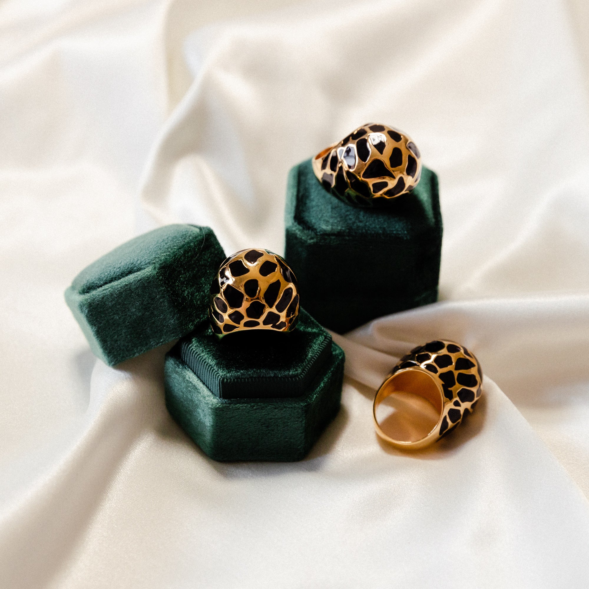 Leopard Dome Ring by Erin Fader Jewelry